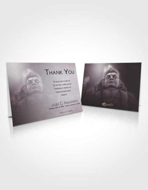Funeral Thank You Card Template Evening Shiva Surprise
