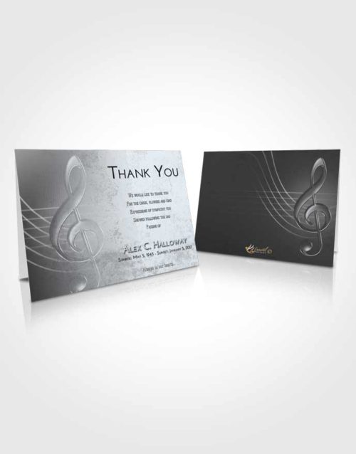 Funeral Thank You Card Template Freedom Allegro
