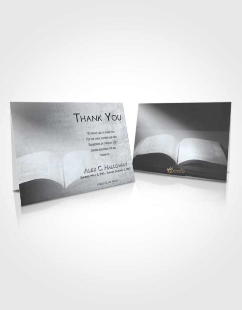 Funeral Thank You Card Template Freedom Bible Faith