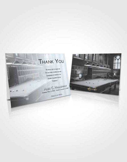 Funeral Thank You Card Template Freedom Billiards Journey