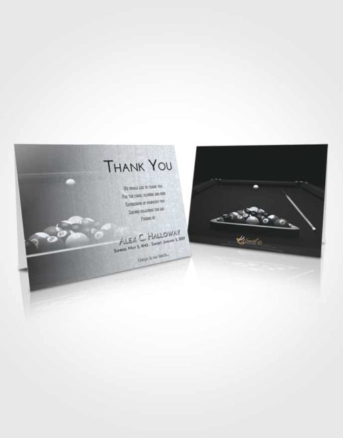 Funeral Thank You Card Template Freedom Billiards Pride