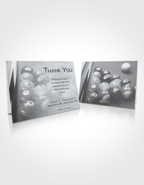 Funeral Thank You Card Template Freedom Billiards Serenity