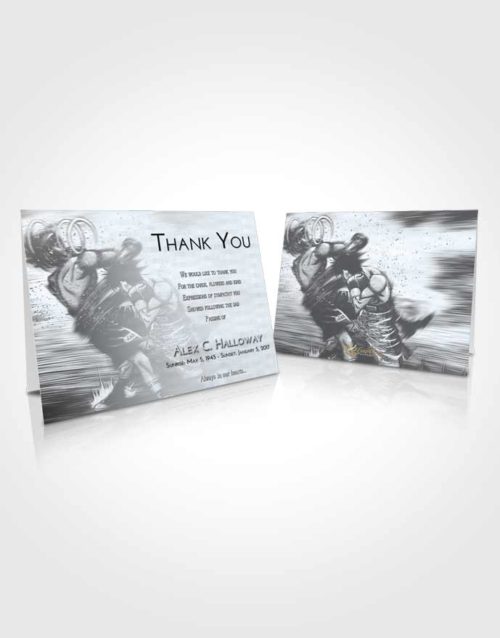 Funeral Thank You Card Template Freedom Boxing Animation