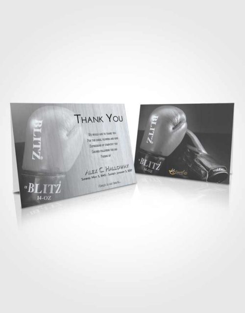 Funeral Thank You Card Template Freedom Boxing Blitz