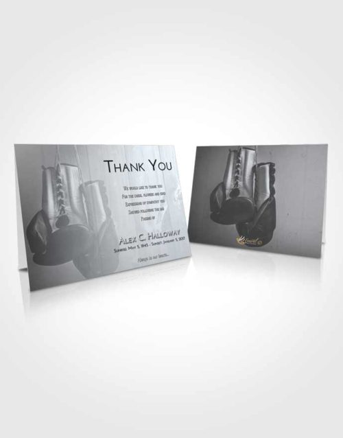 Funeral Thank You Card Template Freedom Boxing Day