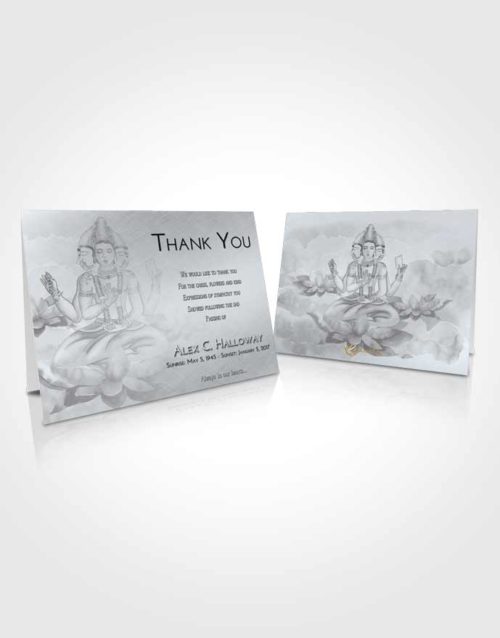 Funeral Thank You Card Template Freedom Brahma Surprise