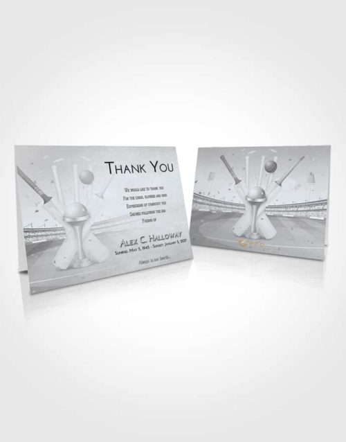 Funeral Thank You Card Template Freedom Cricket Honor