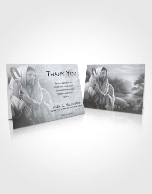 Funeral Thank You Card Template Freedom Faith in Jesus