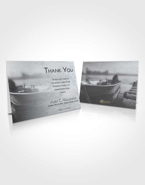 Funeral Thank You Card Template Freedom Fishing Life