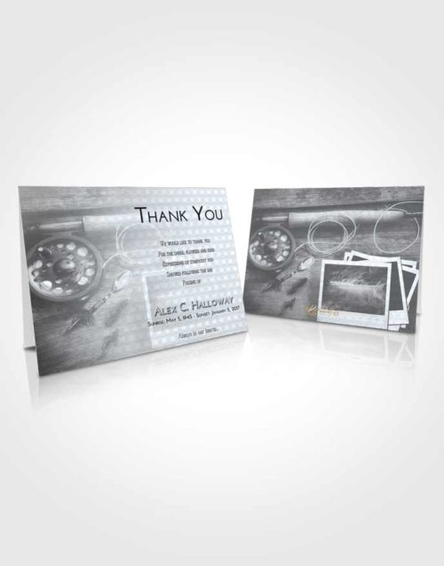 Funeral Thank You Card Template Freedom Fishing Pride