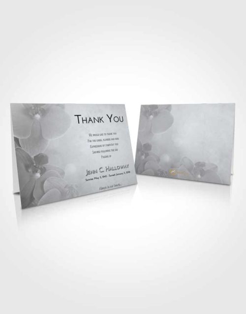 Funeral Thank You Card Template Freedom Floral Love