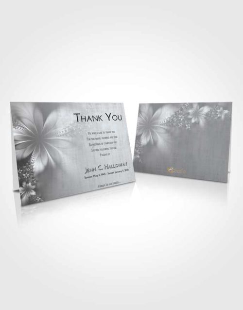 Funeral Thank You Card Template Freedom Floral Lust
