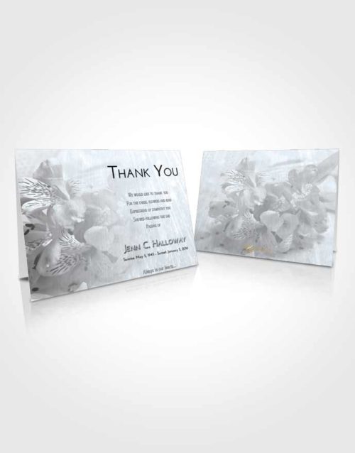 Funeral Thank You Card Template Freedom Floral Magic