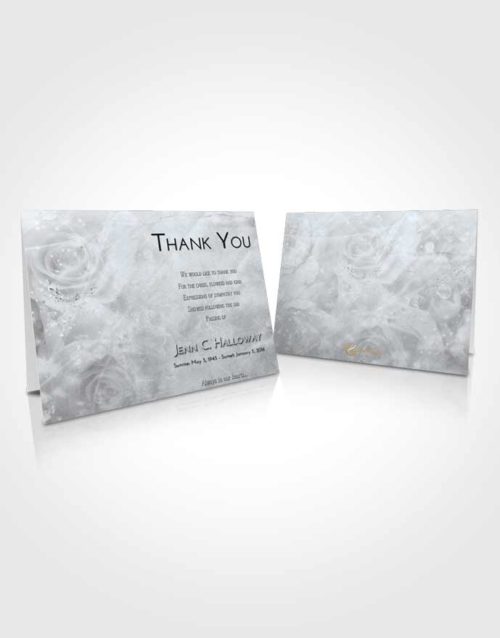 Funeral Thank You Card Template Freedom Floral Relaxation