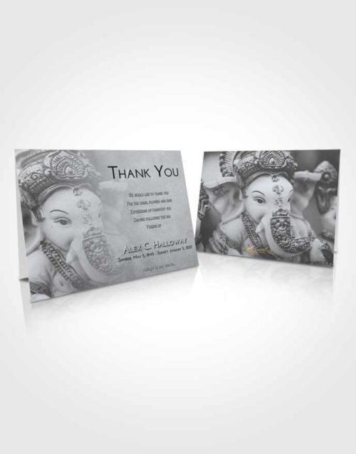 Funeral Thank You Card Template Freedom Ganesha Desire