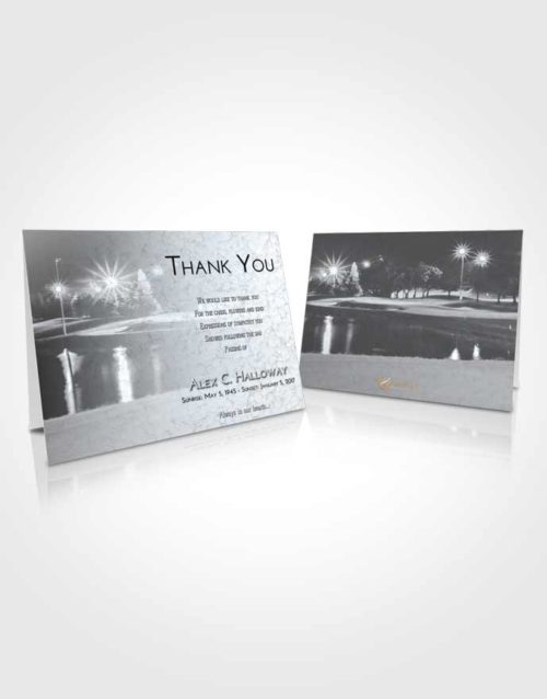 Funeral Thank You Card Template Freedom Golf Paradise