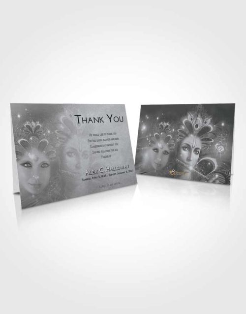 Funeral Thank You Card Template Freedom Hindu Desire