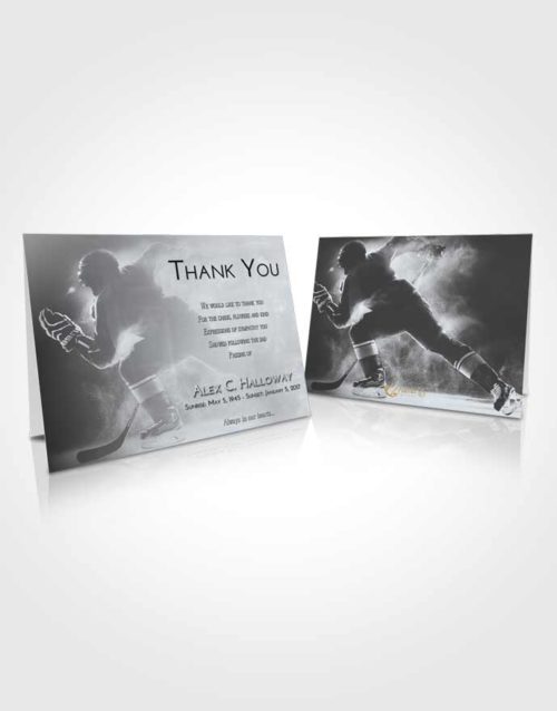 Funeral Thank You Card Template Freedom Hockey Paradise