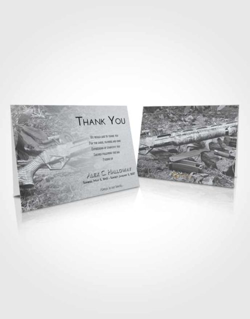Funeral Thank You Card Template Freedom Hunters Life