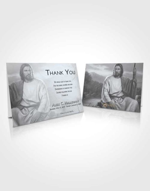 Funeral Thank You Card Template Freedom Jesus Prayers