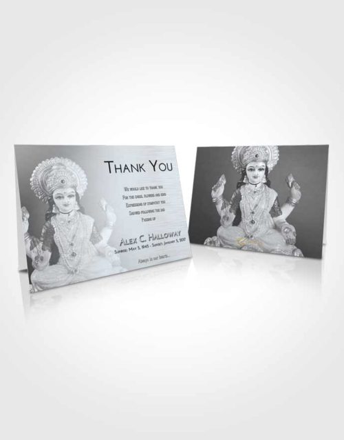 Funeral Thank You Card Template Freedom Lakshmi Desire