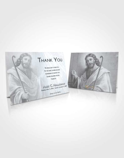 Funeral Thank You Card Template Freedom Life of Jesus