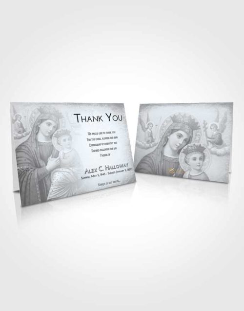 Funeral Thank You Card Template Freedom Marys Love