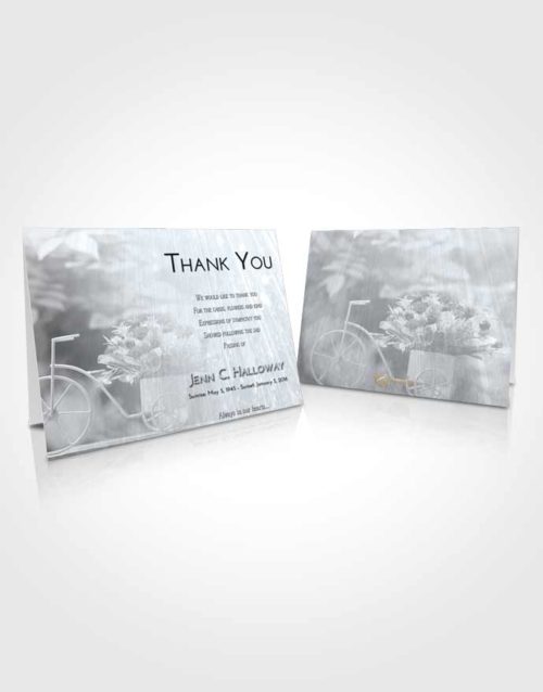 Funeral Thank You Card Template Freedom Rose Love