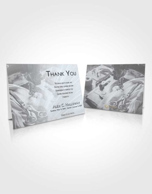 Funeral Thank You Card Template Freedom Sewing Love
