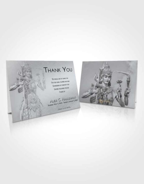 Funeral Thank You Card Template Freedom Shiva Desire