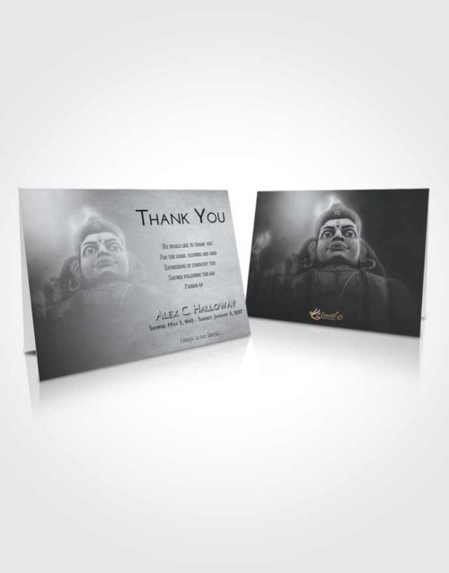 Funeral Thank You Card Template Freedom Shiva Surprise