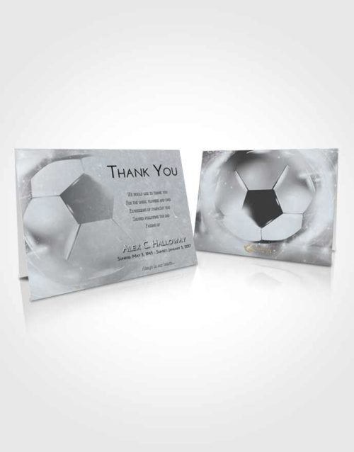 Funeral Thank You Card Template Freedom Soccer Destiny