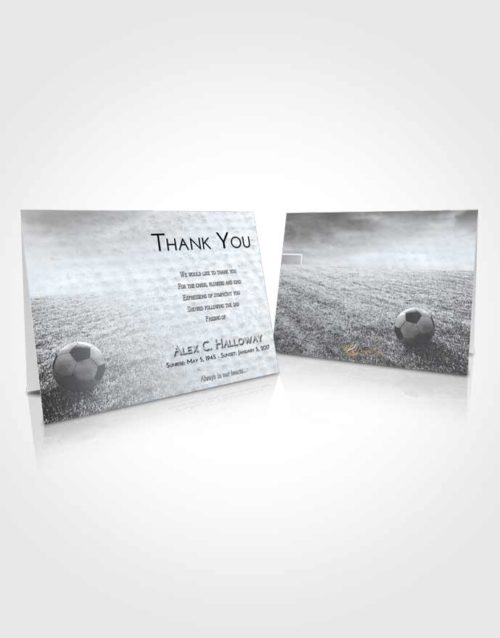 Funeral Thank You Card Template Freedom Soccer Journey
