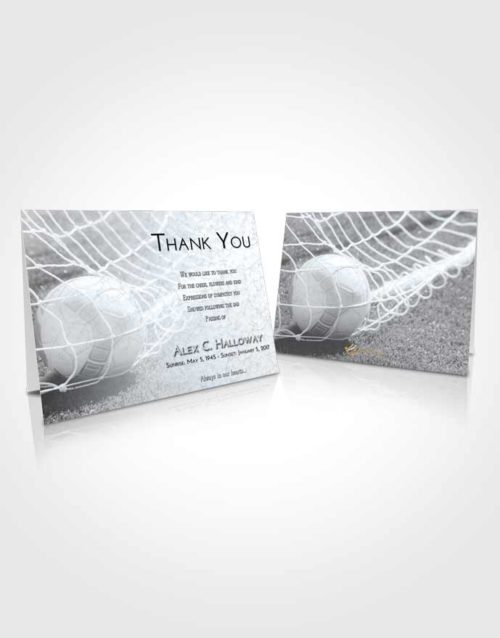 Funeral Thank You Card Template Freedom Soccer Pride
