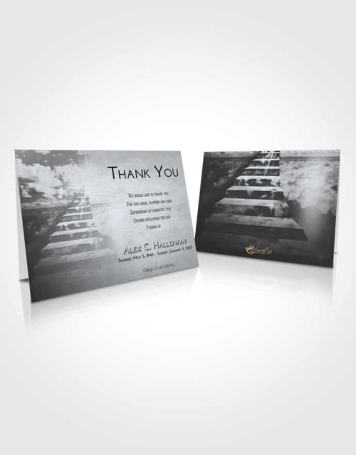 Funeral Thank You Card Template Freedom Stairway for the Soul