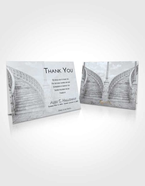 Funeral Thank You Card Template Freedom Stairway of Love
