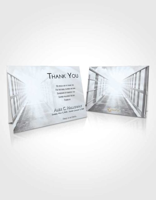 Funeral Thank You Card Template Freedom Stairway to Faith