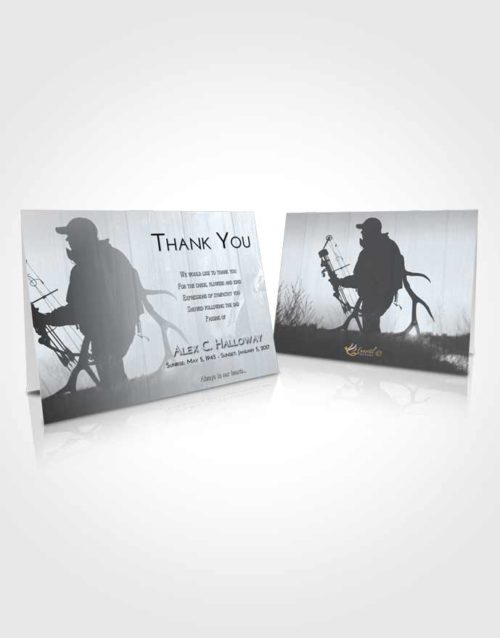 Funeral Thank You Card Template Freedom The Hunt