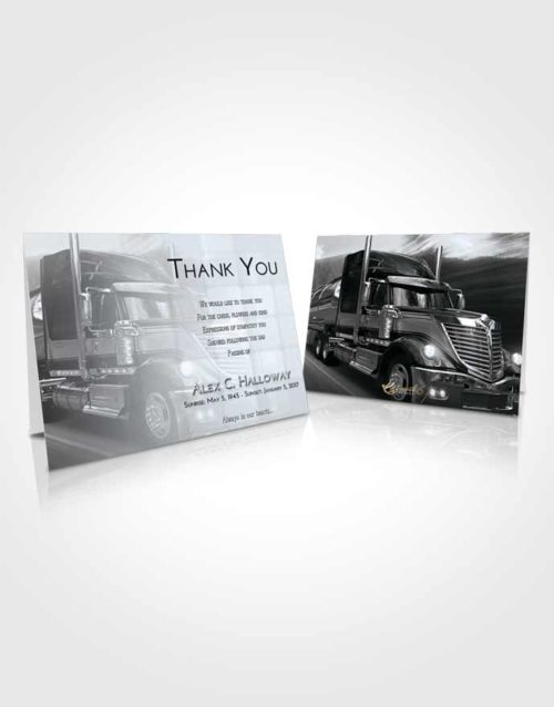 Funeral Thank You Card Template Freedom Trucker Life