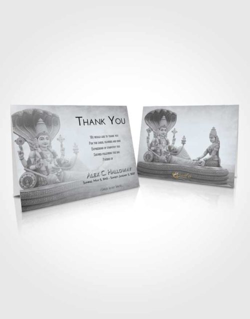 Funeral Thank You Card Template Freedom Vishnu Desire