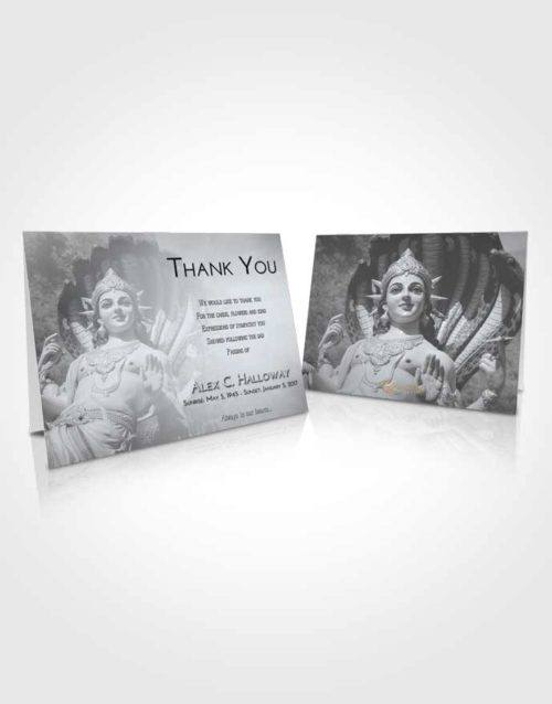 Funeral Thank You Card Template Freedom Vishnu Mystery