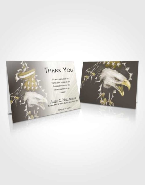Funeral Thank You Card Template Harmony American Motorcycle