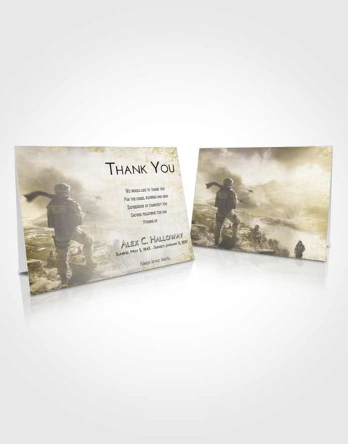 Funeral Thank You Card Template Harmony Army Life
