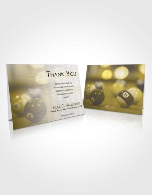 Funeral Thank You Card Template Harmony Billiards Tranquility