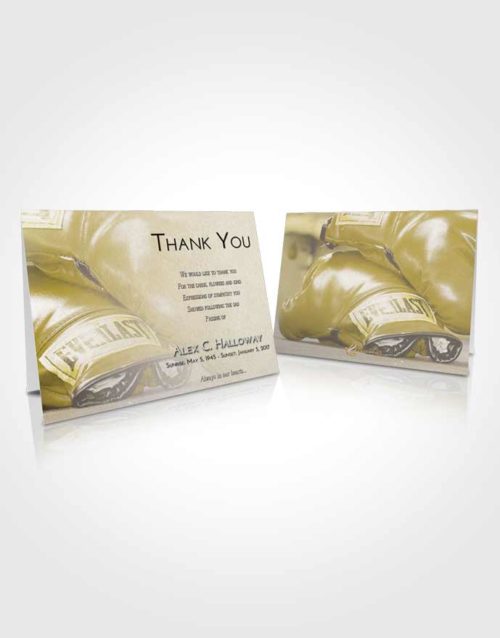 Funeral Thank You Card Template Harmony Boxing Everlast