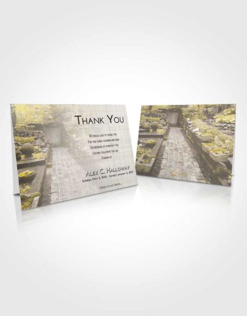 Funeral Thank You Card Template Harmony Gardening Desire
