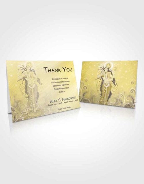 Funeral Thank You Card Template Harmony Lakshmi Divinity
