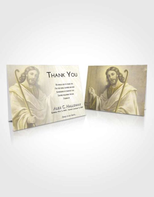 Funeral Thank You Card Template Harmony Life of Jesus