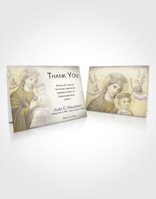 Funeral Thank You Card Template Harmony Marys Love