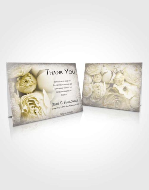 Funeral Thank You Card Template Harmony Rose Magic